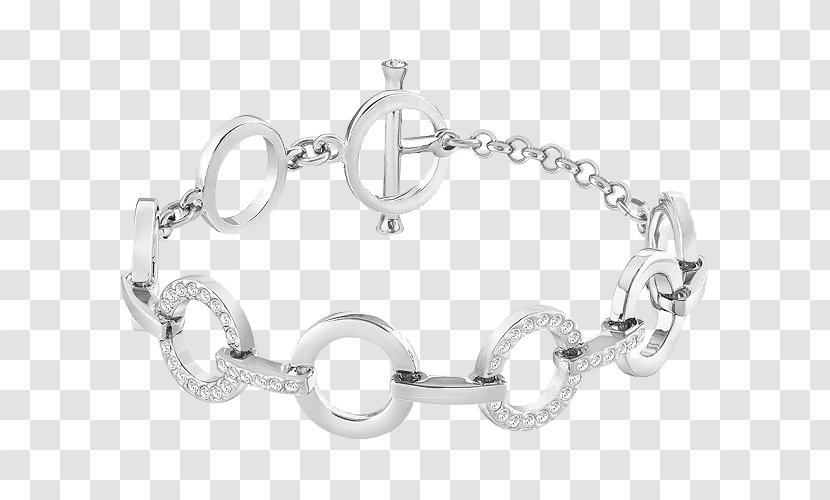 Bracelet Earring Jewellery Swarovski AG Bangle - Chain - Circle Transparent PNG