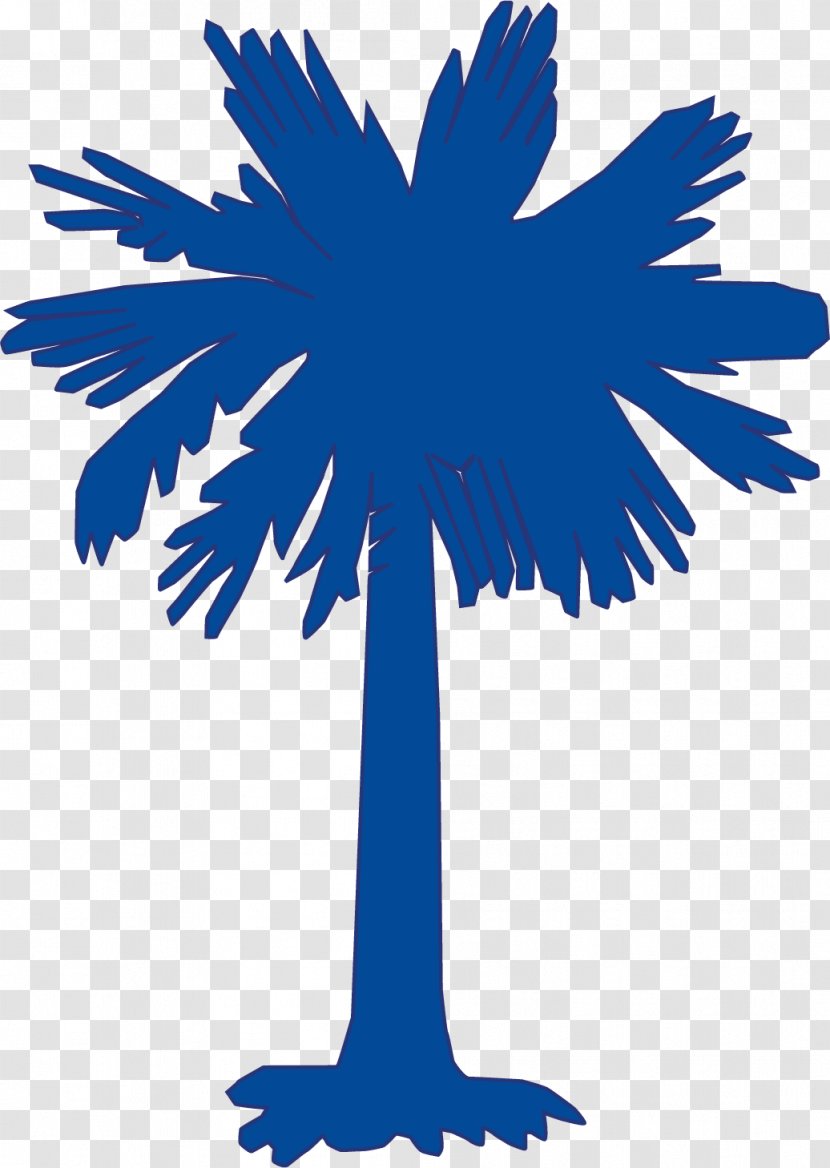Flag Of South Carolina Sabal Palm Decal Trees - Symbol - Beau Transparent PNG