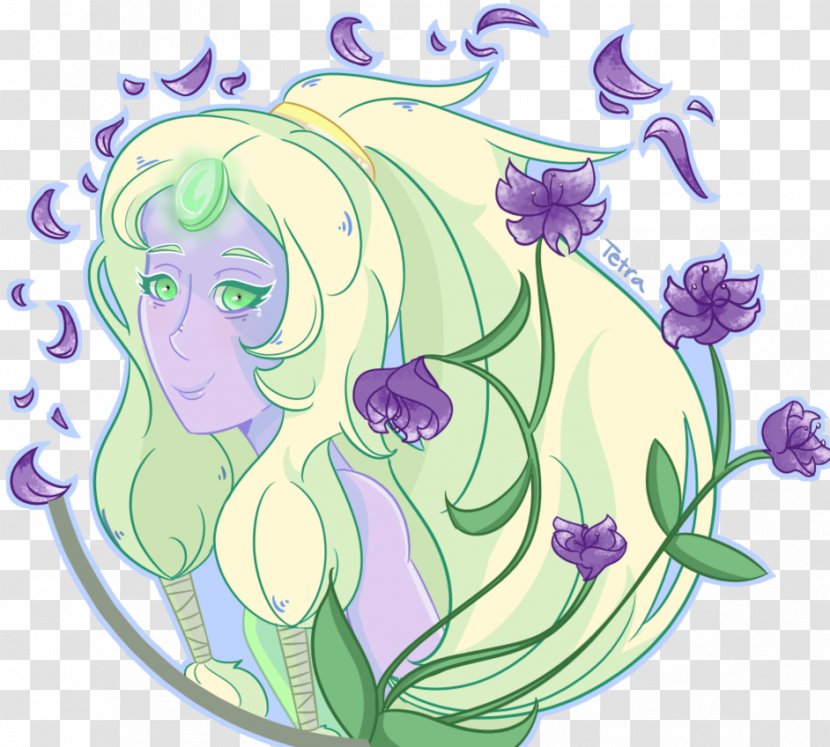 Floral Design Green Flowering Plant - Fictional Character Transparent PNG