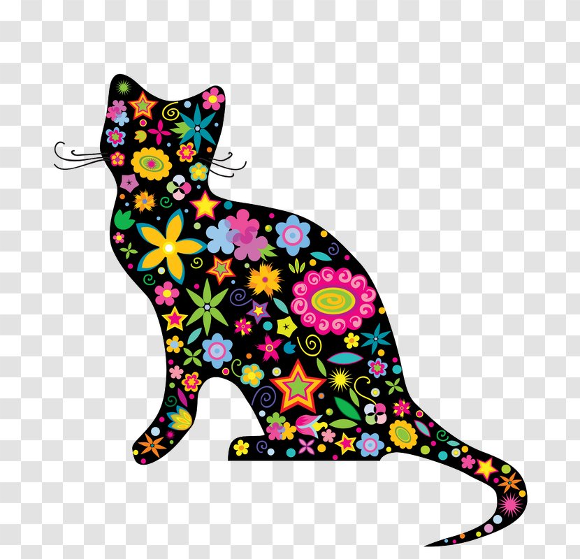 Cat Drawing Silhouette - Photography Transparent PNG