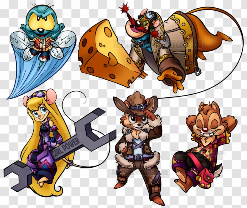 Gadget Hackwrench Chip 'n' Dale Animation The Walt Disney Company Kingdom Hearts - N Rescue Rangers Transparent PNG