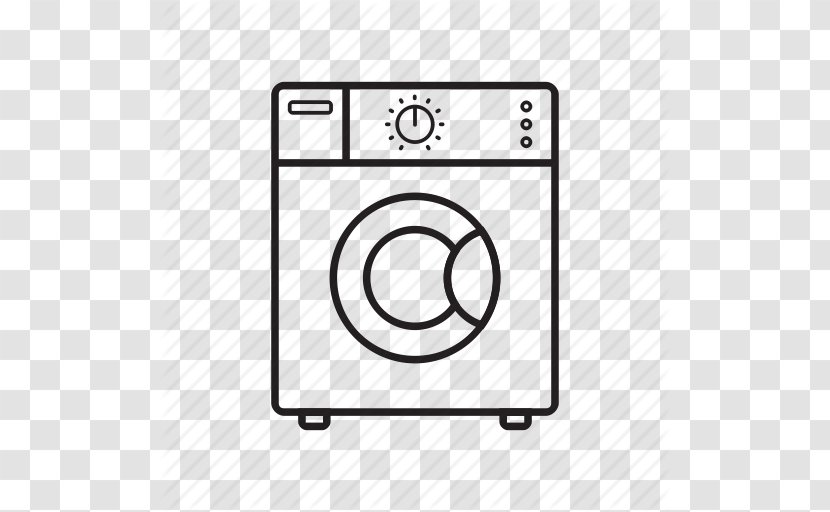 Washing Machines Laundry Home Appliance - Diagram - Household Machine Icon Transparent PNG
