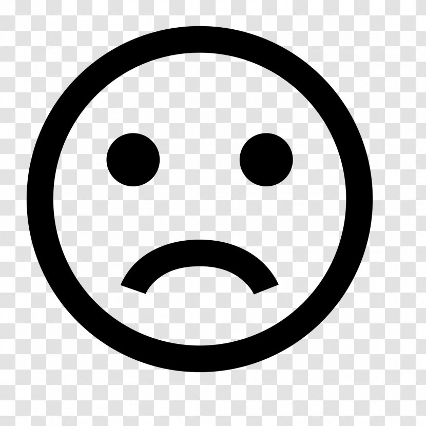 Smiley Sadness Emoticon Clip Art - Online Chat - Sad Transparent PNG