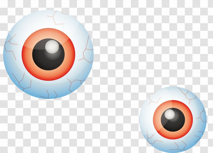 Eye Vecteur Computer File - Cartoon - Terrified Eyeballs Transparent PNG