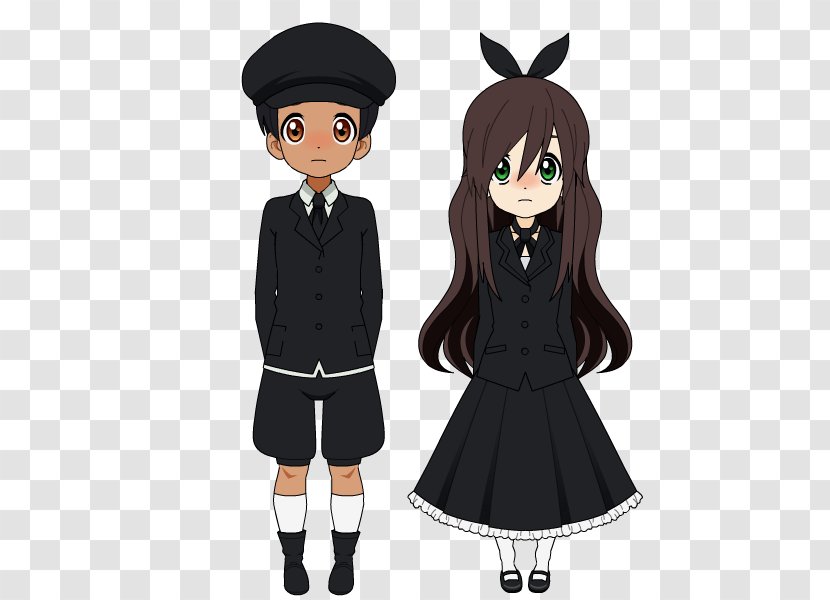 School Uniform Cartoon - Costume Design - Hansel And Gretel Transparent PNG