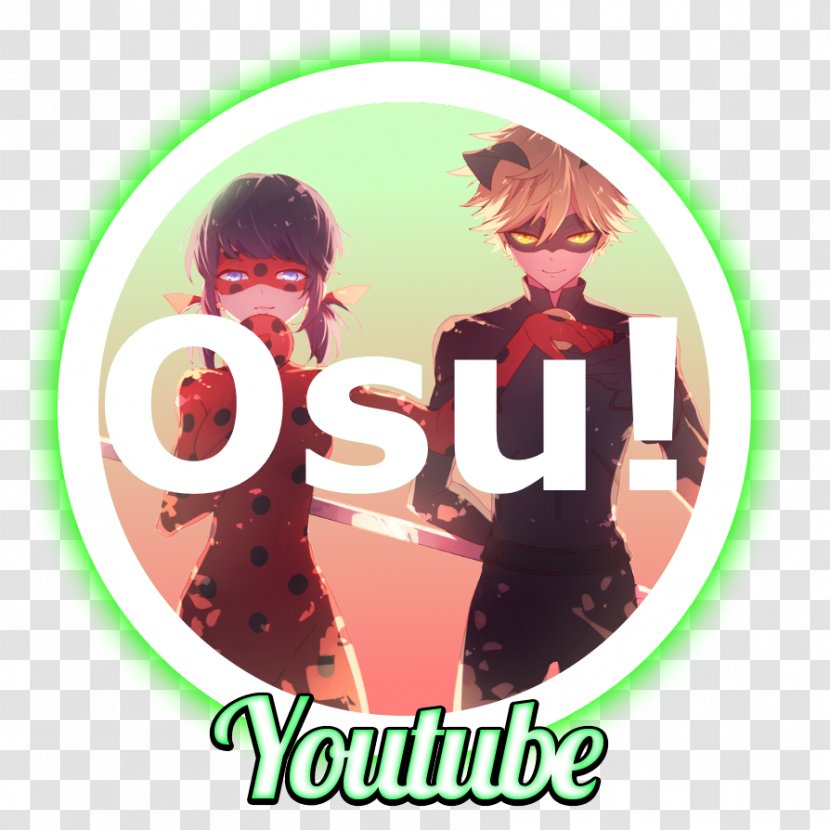 Osu! Adrien Agreste Logo Skin - Ladybug Y Chat Noir Transparent PNG