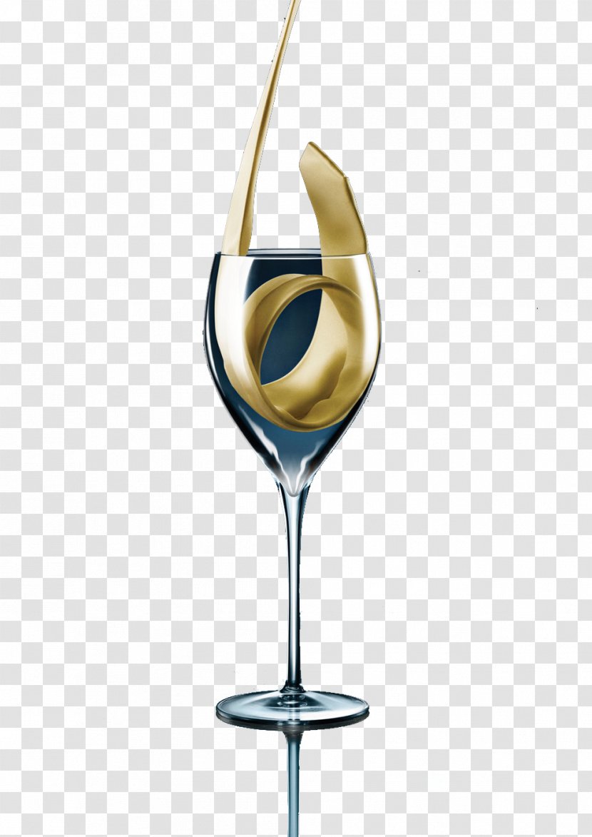White Wine Glass Clip Art - Tableware - Wineglass Transparent PNG