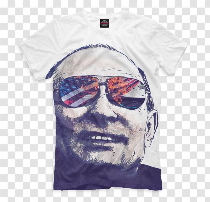 Vladimir Putin Russia United States Captain America T-shirt - T Shirt Transparent PNG