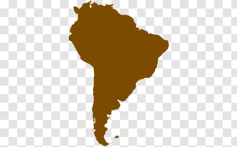 South America North Map Image Continent - Silhouette Transparent PNG