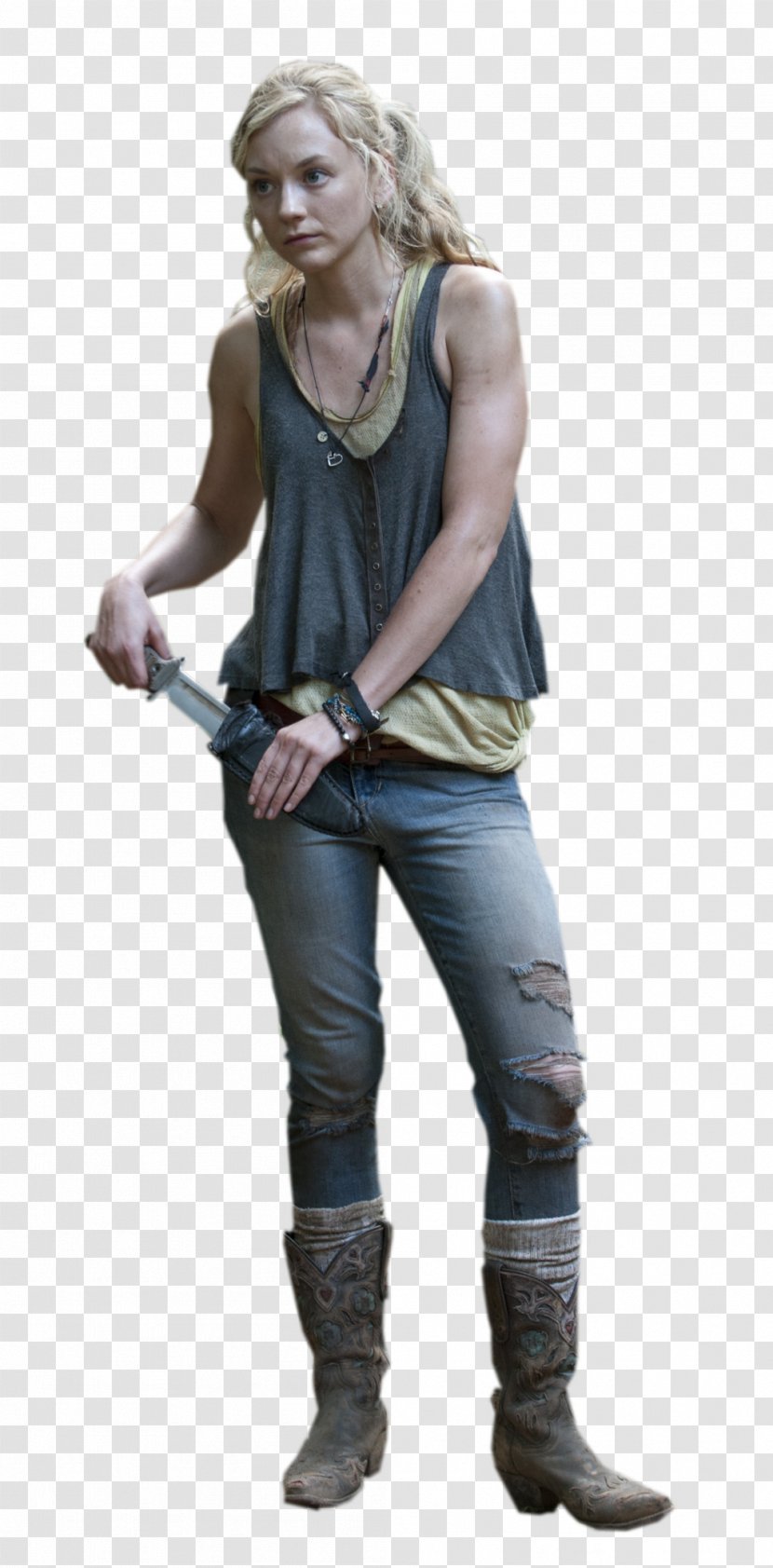 Emily Kinney The Walking Dead Beth Greene Daryl Dixon Maggie - Jeans Transparent PNG