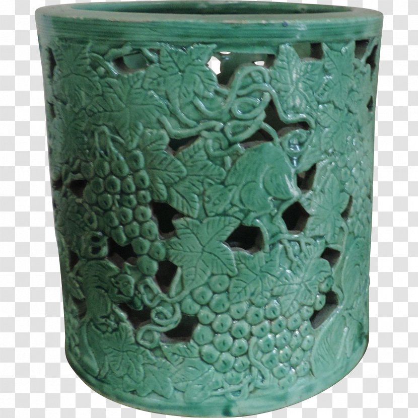 Vase Turquoise Glass Unbreakable - Flowerpot Transparent PNG