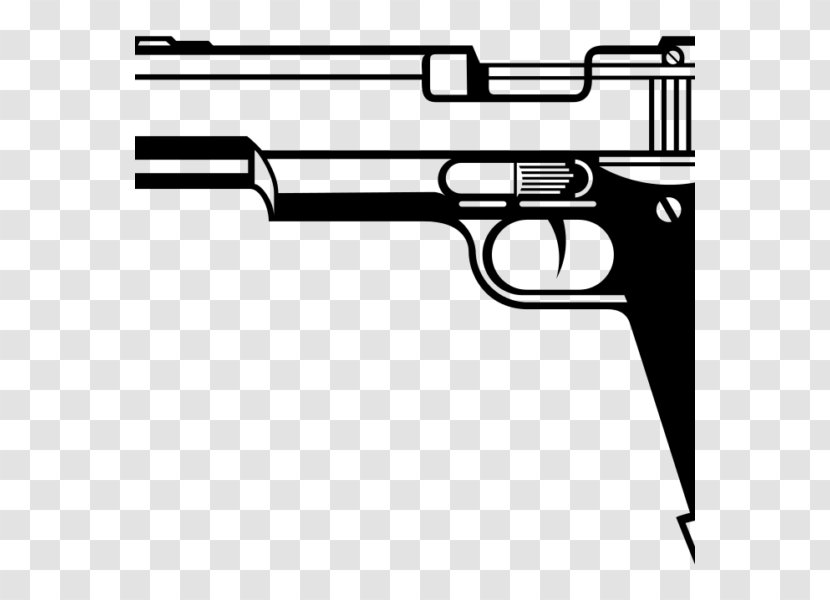 Clip Firearm Pistol Art - Tree - Handgun Transparent PNG