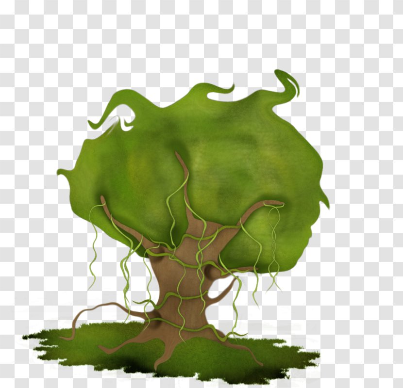 Tree Cartoon Illustration Image Transparent PNG