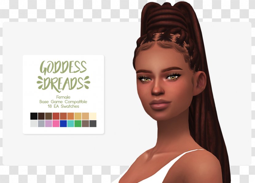 The Sims 4 Maxis FreePlay Hairstyle - Prom Transparent PNG