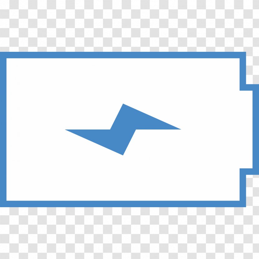Line Triangle Point Number - Battery Icon Transparent PNG