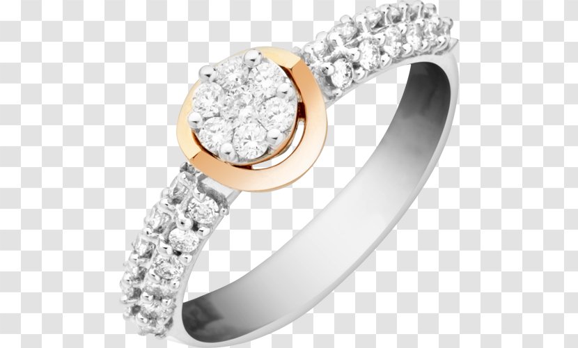 Wedding Ring Silver Platinum Gold Bitxi - Diamond Transparent PNG