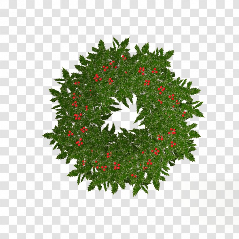 Laurel Wreath Christmas Ornament Holiday - And Season - Green Transparent PNG