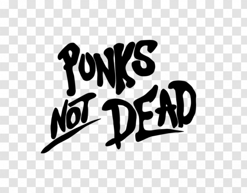Punks Not Dead Punk Rock T-shirt The Exploited Punk's - Silhouette Transparent PNG