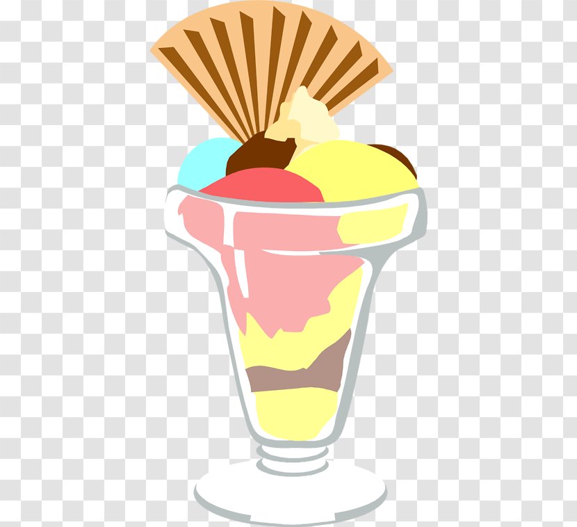 Ice Cream Cone Sundae Cupcake - Sprinkles - Cliparts Transparent PNG