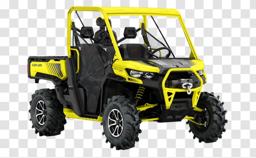 Land Rover Defender Can-Am Motorcycles Side By Off-Road Vehicle - All Terrain - Brp Canam Spyder Roadster Transparent PNG