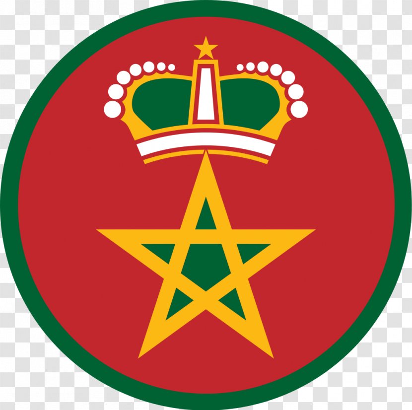 Morocco Royal Moroccan Air Force Roundel Symbol - Pentagram - Forcess Transparent PNG