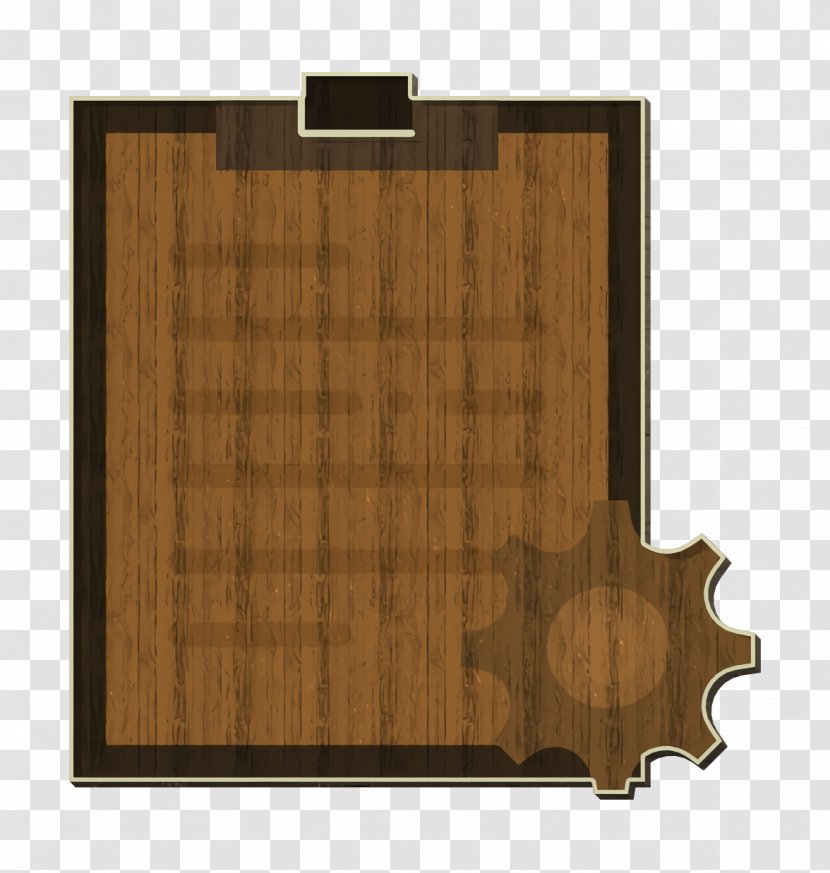 Interaction Assets Icon Notepad Note - Brown - Rectangle Floor Transparent PNG