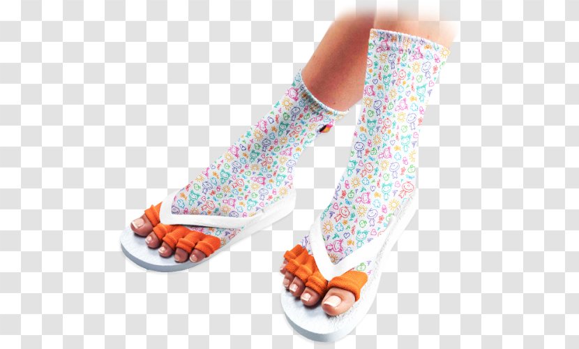 Toe Socks Pedicure Foot - Flower - Nail Transparent PNG