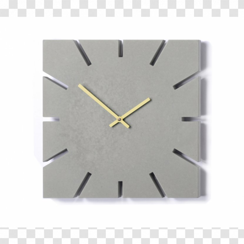 Rectangle Clock Metal - Home Accessories - Angle Transparent PNG