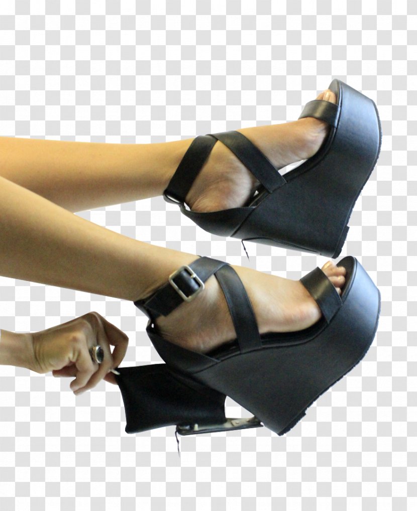 High-heeled Shoe Sandal - Tree Transparent PNG