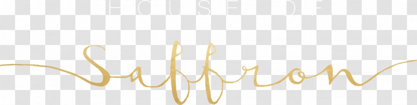 Calligraphy Logo Font - Closeup - Saffron Transparent PNG