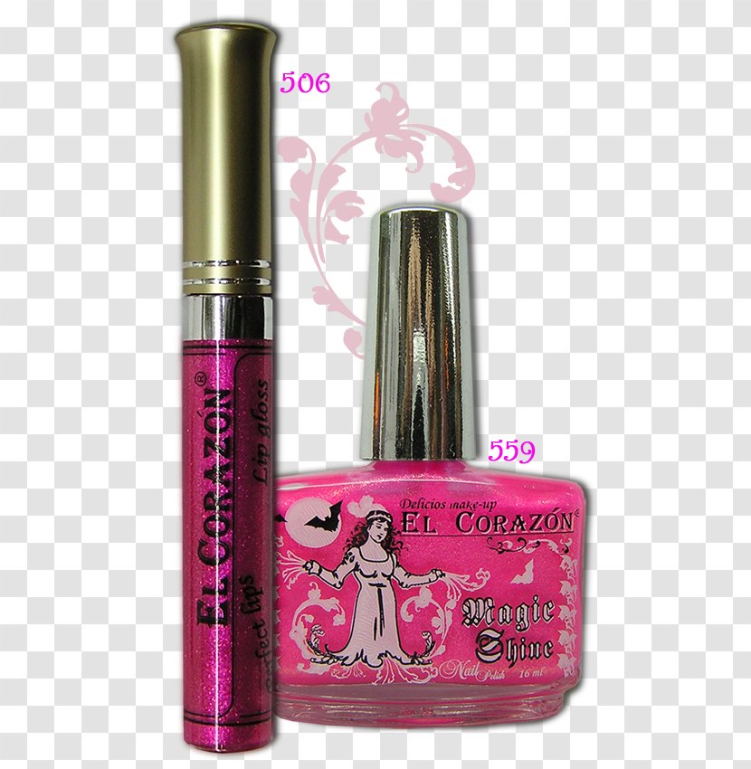 Lipstick Lip Gloss Magenta Perfume - Cosmetics - Magic Shine Transparent PNG