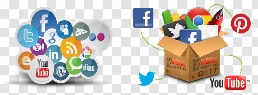 Digital Marketing Strategy Social Media Idea - Innovation - Collection Of Various Icons Transparent PNG