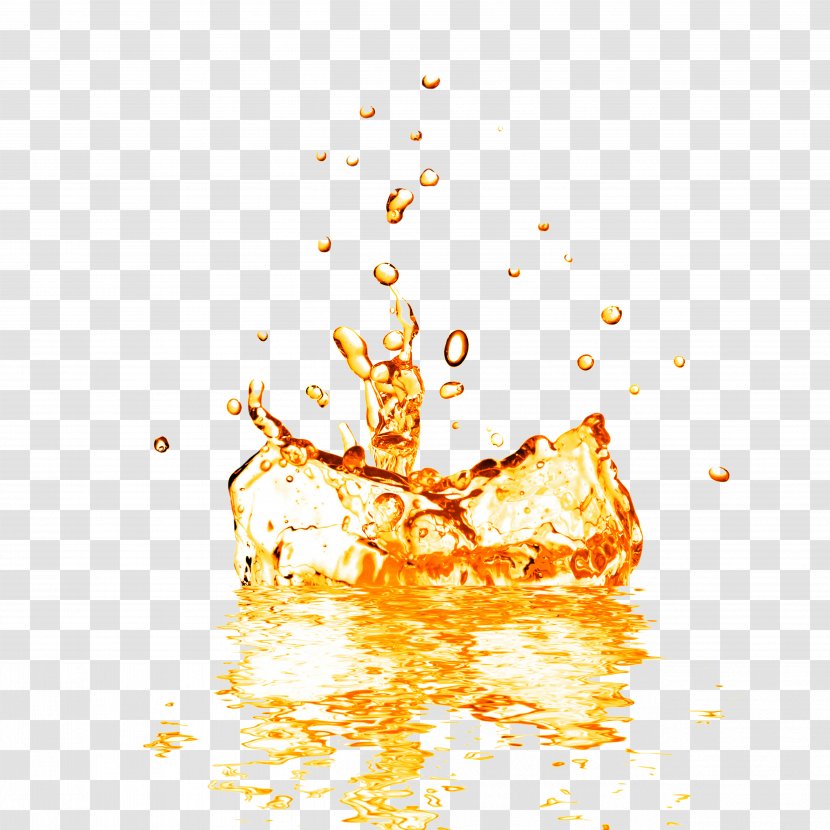 Orange Juice Fruit Splash - Lemon Transparent PNG