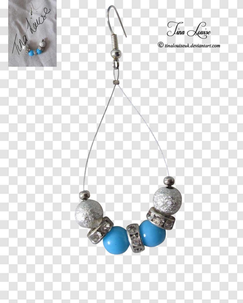 Turquoise Earring Necklace Bead Body Jewellery Transparent PNG