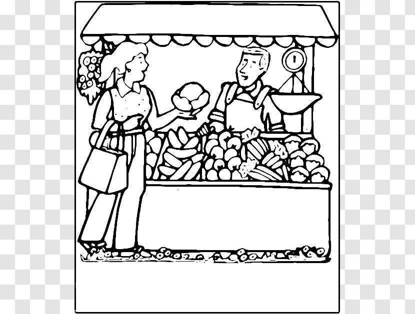 Marketplace Farmers Market Clip Art - Flower - How Much Cliparts Transparent PNG