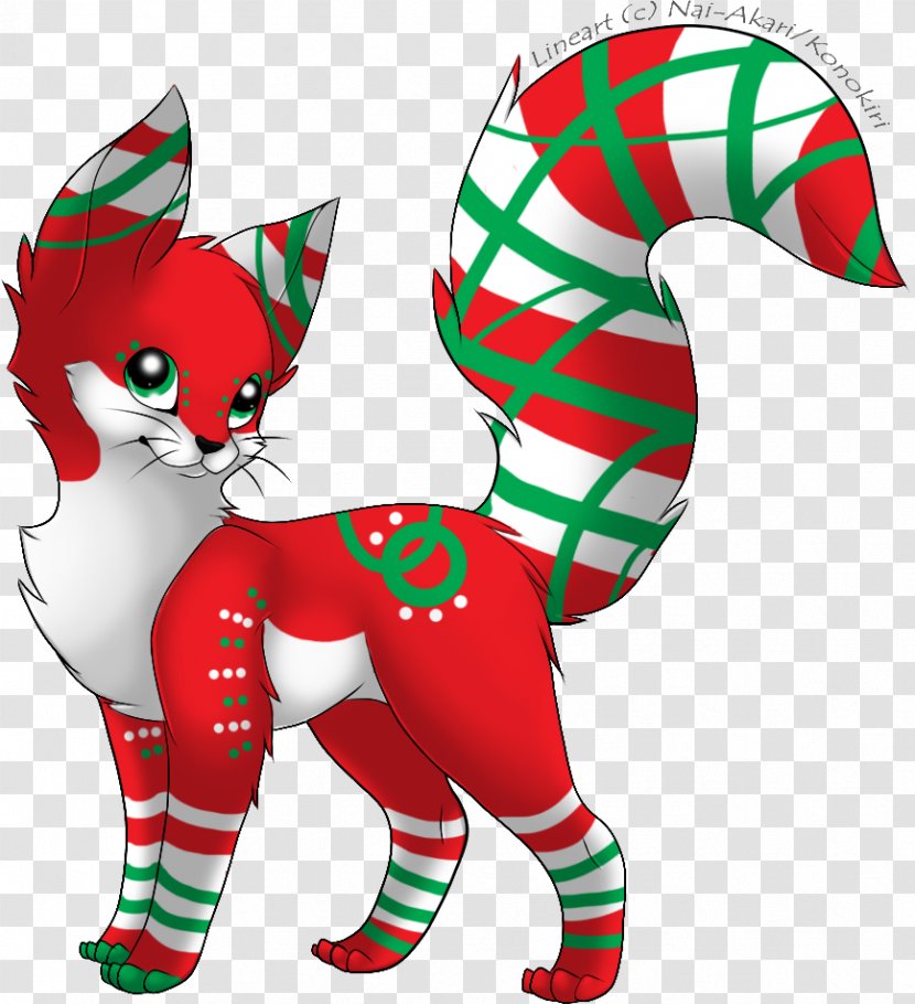 Cat Christmas Ornament Clip Art - Carnivoran Transparent PNG