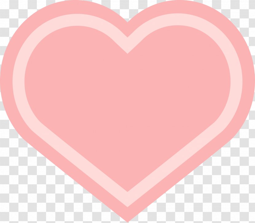 Heart Valentine's Day - Pink Icon Transparent PNG
