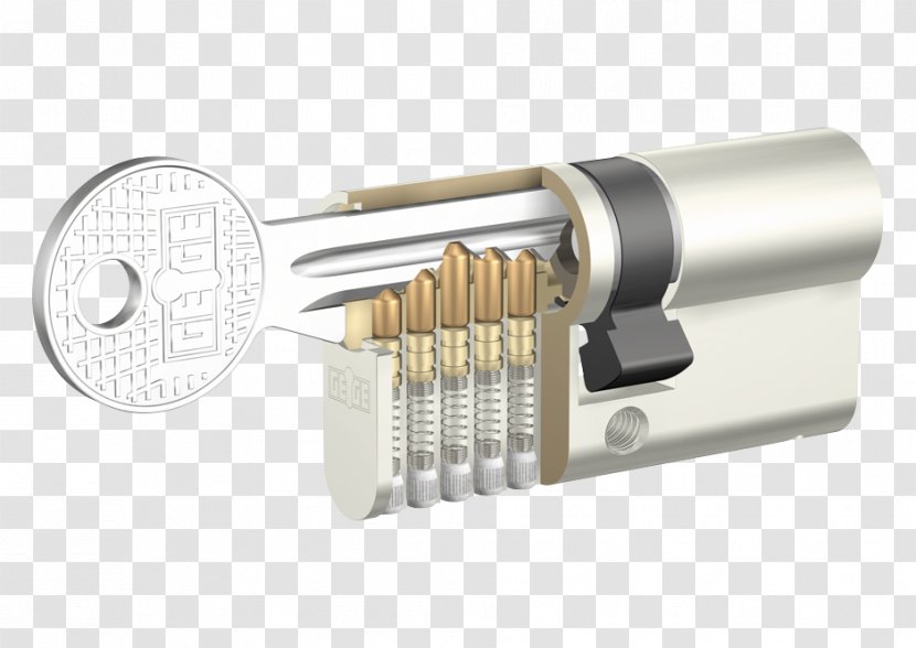 Pin Tumbler Lock Mortise Key Dormakaba - Door - Kaba Transparent PNG