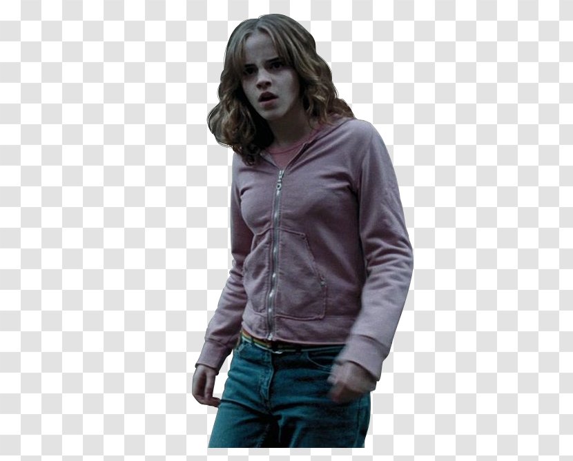 Hoodie Leather Jacket M Neck - Hermoine Harry Potter Chapter Art Transparent PNG