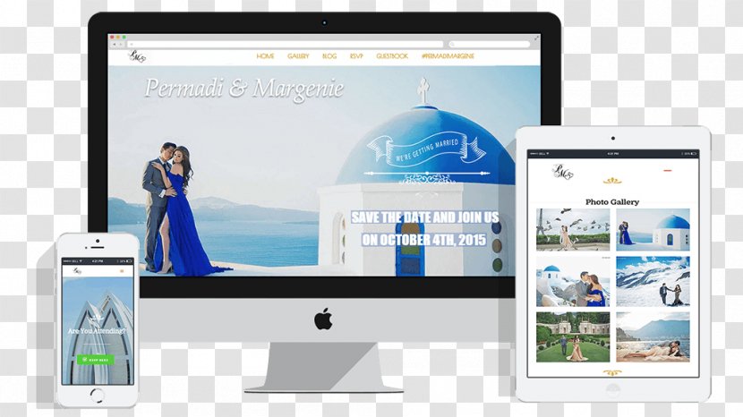 Personal Wedding Website Invitation Convite RSVP - Media Transparent PNG