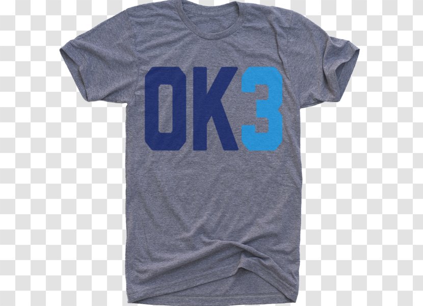T-shirt Oklahoma City Thunder Clothing Sleeve - Shirt - Skyline Transparent PNG