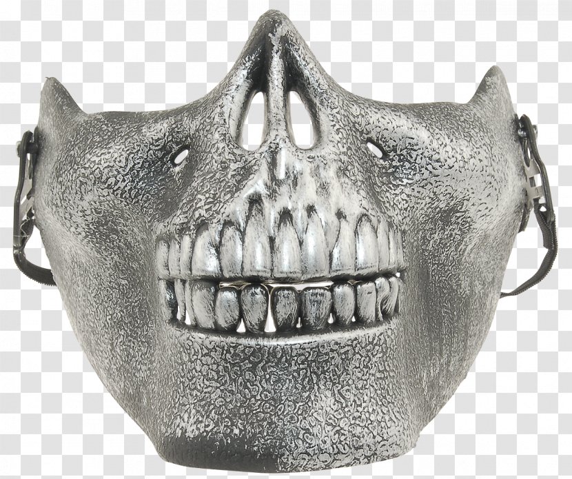 Mask Skull Mouth Face Jaw - Paint Transparent PNG