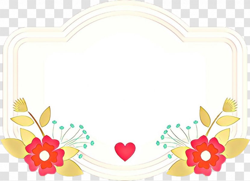 Pink Flower Frame - Picture Frames - Love Transparent PNG