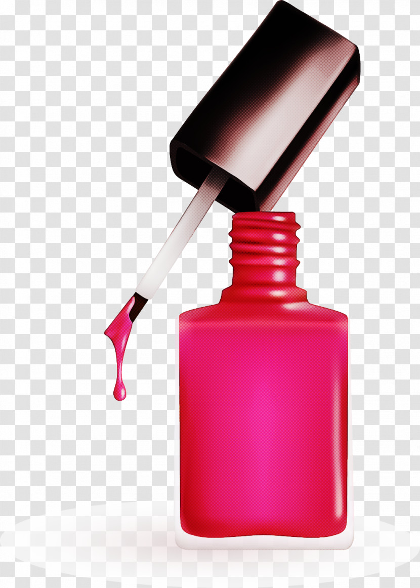 Nail Polish Red Nail Care Cosmetics Beauty Transparent PNG