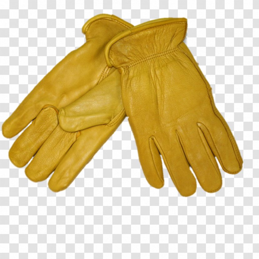 Slipper Glove Thinsulate Leather Clothing - Yellow Transparent PNG