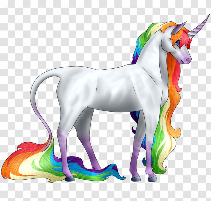 T-shirt Horse Unicorn Rainbow Mane - Pony - Colored Hair Transparent PNG