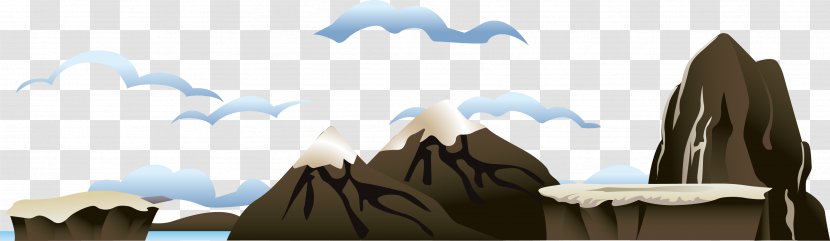 Euclidean Vector Download Icon - Computer Graphics - Heavy Mountain Peaks Transparent PNG
