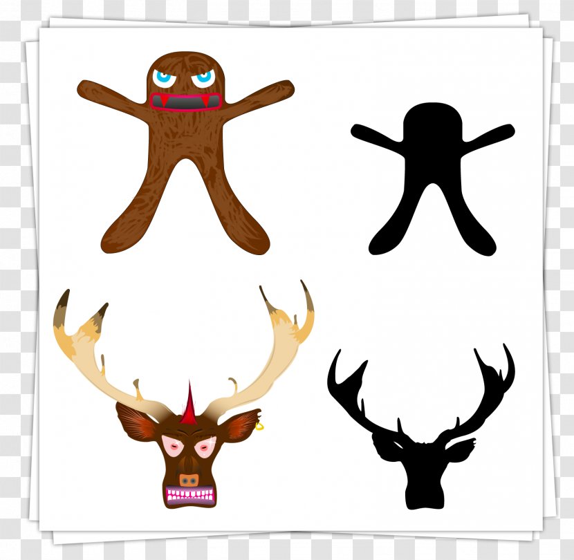 Reindeer Antler Jeffrey Horn Clip Art - Deer Transparent PNG