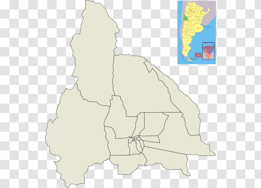 San Juan José De Jáchal Map - Province Argentina Transparent PNG