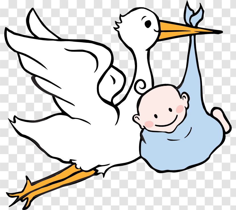 White Stork Infant Clip Art - Happiness - Birth Transparent PNG